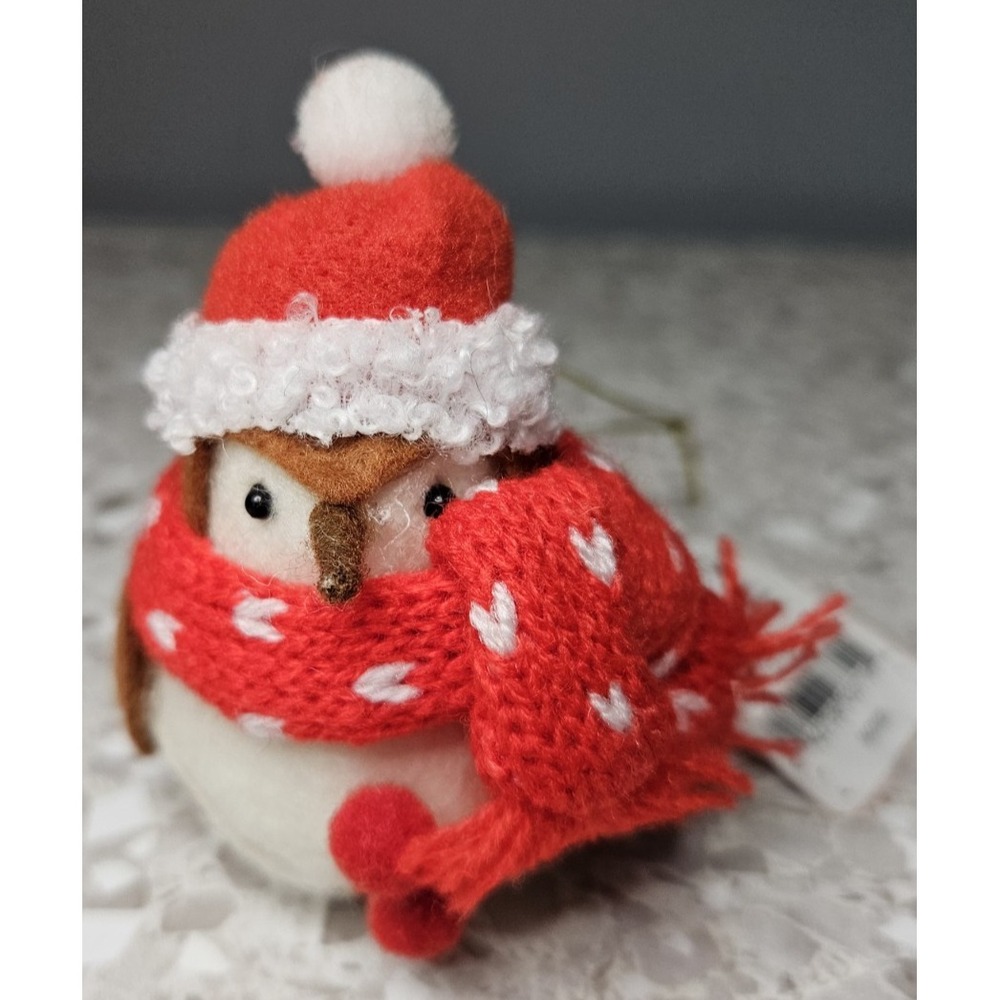 Target Robin Ornament Wondershop Featherly Friends 4" Winter Bird Tags 2023